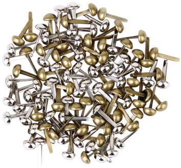 200 Stks/partij Van Kleur Iron Ronde Scrapbooking Brads 6Mm Diy Ambachten