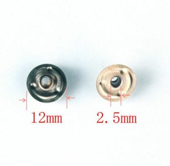 200 Stuks Kaars Lont Metalen Onderhouder Lont Tabs Diameter 1/2 "12Mm X 3Mm