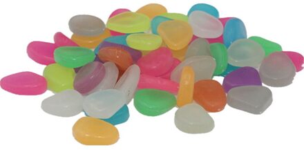 200 Stuks Tuin Decoratie Glow In The Dark Lichtgevende Pebbles Stones Jardin Outdoor Tuinieren Bruiloft Decoratieve Steentjes Decor
