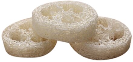 200 Stuks Van 4-6 Cm Diameter Loofah Slices Diy Custom Zeep Gereedschappen, Schoonmaakproducten, Spons Wasmachine