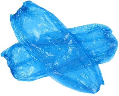 200 Stuks Wegwerp Morsmouw Waterdichte Thuis, Keuken Schoon Accessoires Waterdichte Mouwen Arm Mouwen blauw
