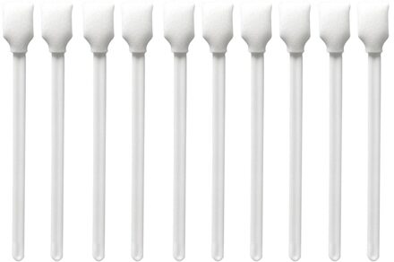 200 Stuks Wisser Sticks Multipurpose Spiraal Tip Industriële Spons Stick Voor Optische Apparatuur Schoonmaken wit