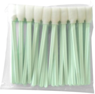 200 Stuks Wisser Sticks Multipurpose Spiraal Tip Industriële Spons Stick Voor Optische Apparatuur Schoonmaken zoals getoond 1