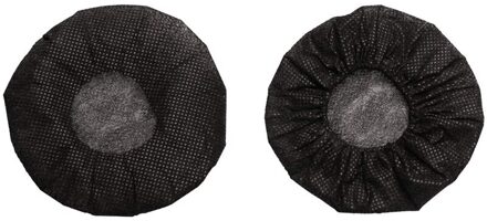 200 Stuks Zwarte Wegwerp Microfoon Covers Karaoke Anti-Splash Mic Cover Stofdicht Accessoires