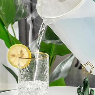 2000/2500Ml Clear Grote Capaciteit Pitcher Koud Water Waterkoker Container Fles Grote Capaciteit Plastic Koud Water Jug waterkoker roze 2500ml