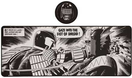 2000 AD Desk Pad & Coaster Set Judge Dredd