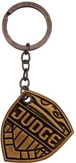 2000 AD Keychain Judge Dredd Badge Limited Edition