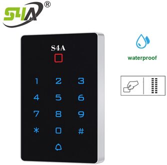 2000 Gebruikers Waterdichte Metalen Rfid Toegangscontrole Toetsenbord Touch Toetsenbord Met 10 Sleutelaanhangers Voor Rfid Deur Toegangscontrole Systeem T12W