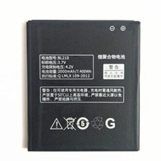 2000 Mah Bl 210 BL210 Batterij Voor Lenovo A536 A606 S820 S820E A750E A770E A656 A766 A658T S650 telefoon Vervangen Batterij
