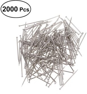 2000 Stuks Hoofd Fijn Satijn Pin Naaister Rechte Kantoren Voor Sieraden Maken Naaien En Ambachtelijke