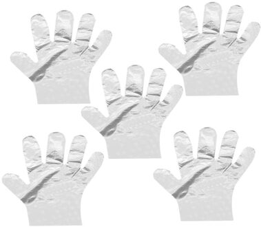 2000 Stuks Wegwerp Handschoenen Eenmalige Plastic Handschoen Clear Wegwerp Voedsel Handschoenen Schoonmaken Handschoenen