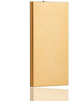 20000Mah Draagbare Ultra Slim Power Bank Telefoon Oplader Externe Polymeer Batterij Powerbank Power-Bank Voor Mobiele Telefoons goud