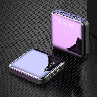 20000Mah Power Bank Draagbare Opladen Poverbank Led Externe Batterij Powerbank Voor Iphone Samsung Xiaomi Power Bank zwart