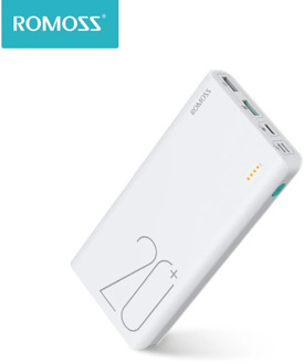 20000mAh ROMOSS Sense 6+ Power Bank With PD3.0 Two-way Fast Charging External Battery Portable Charge For Phones Tablet