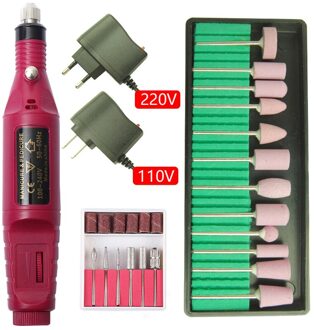 20000Rpm Electric Nail Boor Machine Manicure Boor Machine Pedicure Boor Machine Professionele Nail Salon Boor Machine Set 20000 reeks 1