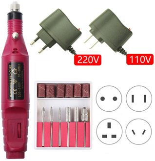 20000Rpm Electric Nail Boor Machine Manicure Boor Machine Pedicure Boor Machine Professionele Nail Salon Boor Machine Set 20000 reeks 2