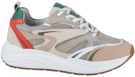 20004-490 dames sneakers - maat 38 Beige