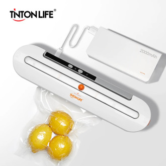 2000mAh Wireless Food Vacuum Sealer Travel Packaging Machine With 10pcs Bags