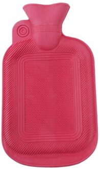 2000Ml Draagbare Rubber Winter Warm Warmte Herbruikbare Dikke Warm Water Flessen Handwarmer Meisjes Pocket Hand Warmer midden