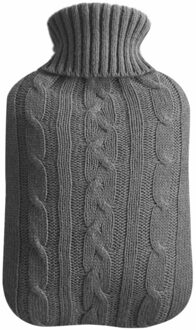 2000Ml Warm Water Fles Stof Cover Handwarmer Warm Water Zak Gebreide Stof Cover Winter Warm Warmte Herbruikbare Hand warmer 01