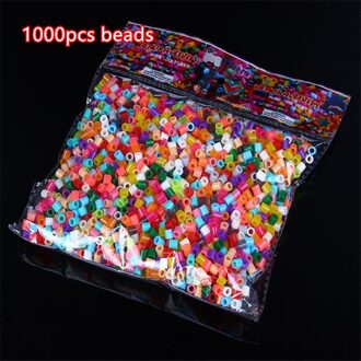 2000Pcs 5Mm Zekering/Hama Kralen 3d Puzzel Speelgoed Kinderen Mixcolor Willekeurige Onderwijs Kinderen Diy Speelgoed Kerstcadeaus 2 pack
