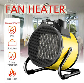 2000W/3000W Portable Ceramic Space Electric Heaters High Power Air Heater Ceramic Fan Warmer For Industry Household Bathroom