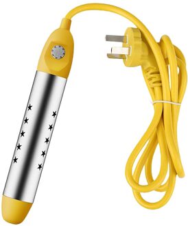 2000W Roestvrij Elektrische Kachel Water Verwarmingselement Draagbare Onderdompeling Schorsing Badkamer Zwembad Bad Heater #38 geel