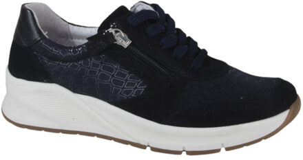 20010-830 dames veterschoenen sportief - maat 40 Blauw