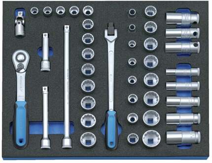 2005 CT2-D 30 2016486 Dopsleutelset 3/8 (10 mm) 43-delig