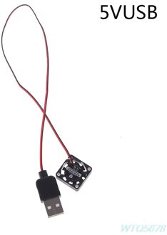 2006 5v12v 2Cm 20Mm Koelventilator 10000Rpm Ultradunne Fan Mini Laptop Fan 2 Draad 5VUSB