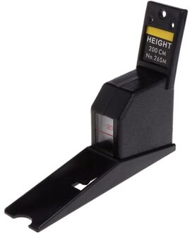 200Cm Stadiometer Black Wall Mounted Hoogte Meter Groei Heerser Cm Metrische Tape Maatregelen
