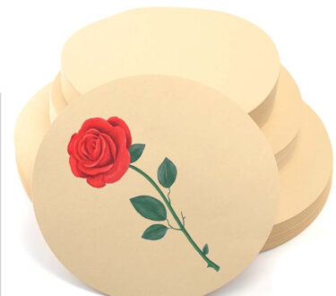 200g 50pcs Watercolor DIY Painting Paper for School Painting Supplies White Black Sketch Watercolor Paper Pad Drawing Paper khaki 25cm