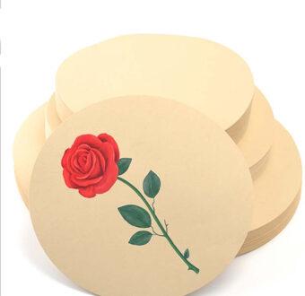 200g 50pcs Watercolor DIY Painting Paper for School Painting Supplies White Black Sketch Watercolor Paper Pad Drawing Paper zwart 25cm