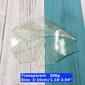 200g Creatieve Multicolor Transparant Mozaïek Muur Handgemaakte Materialen Ambachten Home Decoratie DIY Glas Spiegel Inlay Tegels ZXY9836