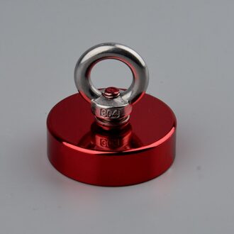 200Kg Rode Magneet Sterke N52 Neodymium Permanente Magneet Magneet Vissen Magneten Met 10M Touw Optie Magnetische Materiaal base Magnet enkel en alleen