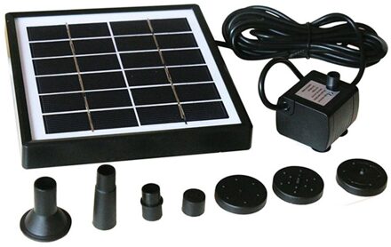 200L/H Fontein Pomp Zonne-energie Fontein Tuin Vijver Dompelpomp Zwembad Outdoor Solar Tuin Watering Kits 12V/5W
