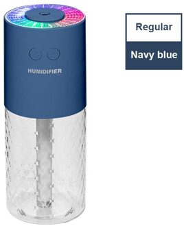 200Ml Luchtbevochtiger Usb Portbale Luchtbevochtiger Draadloze Diffuser Oplaadbare Luchtreinigers Essentiële Olie Schoner Huis donker blauw