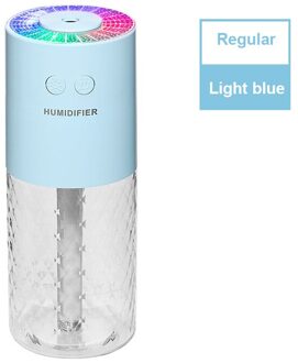 200Ml Luchtbevochtiger Usb Portbale Luchtbevochtiger Draadloze Diffuser Oplaadbare Luchtreinigers Essentiële Olie Schoner Huis licht blauw