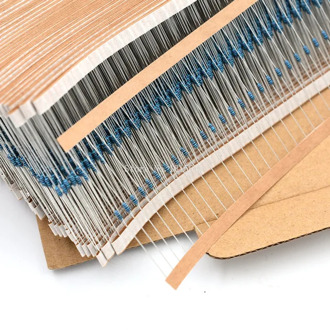 200PCS 1/6W Metal Film Resistor 1R - 1M Ohm DIP Color Ring Resistance 22R 47R 100R 220R 470R1K 4.7K 51K 100K 220K 470K 680K 1M