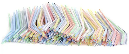 200pcs Disposable Dental Spray Nozzles Tips For 3-Way Air Water Syringe Polisher