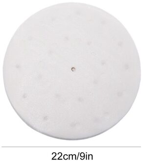 200Pcs Gestoomde Pad 7 Inch Geperforeerde Perkament Vellen Papier Non-stick Stomen Mat Voor Lucht Friteuse Bamboe Bakken koken