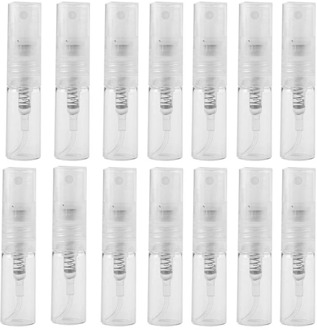 200Pcs/Lot 2ML Transparent Plastic Spray Bottle Small Cosmetic Packing Atomizer Perfume Bottles Atomizing Spray Liquid Container
