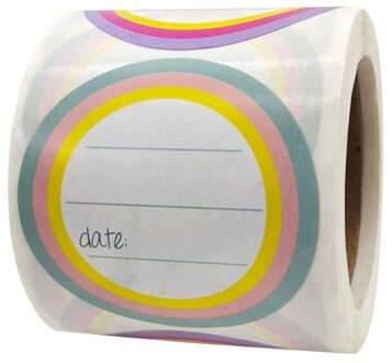 200Pcs/Roll Keuken Sticker Koelkast Vriezer Voedsel Opslag Datum Inhoud Label H051