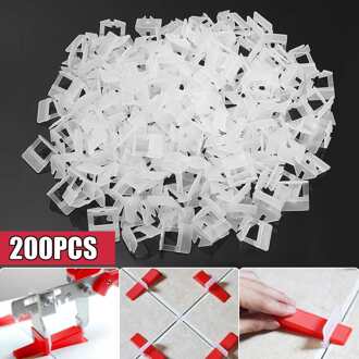 200Pcs Tegel Leveling Systeem Clips 1Mm Muur Vloer Keramische Tegel Spacer Betegelen Tool Kit Consturction Tool Onderdelen