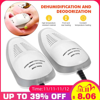 200V UV Shoe Dryer Heater Secador Deodorizer Dehumidify Device Foot Warmer Heater For Winter Shoes Drying Machine Shoe Rack
