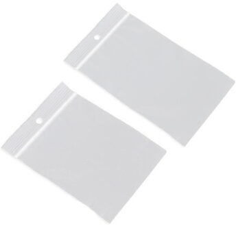 200x Gripzakjes/verpakkingszakjes 55 x 65 mm en 40 x 60 mm