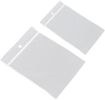 200x Gripzakjes/verpakkingszakjes 60 x 80 mm en 40 x 60 mm