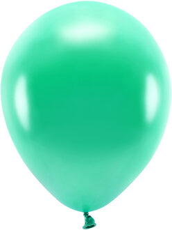 200x Groene ballonnen 26 cm eco/biologisch afbreekbaar - Milieuvriendelijke ballonnen