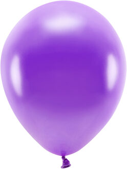 200x Paarse ballonnen 26 cm eco/biologisch afbreekbaar - Milieuvriendelijke ballonnen