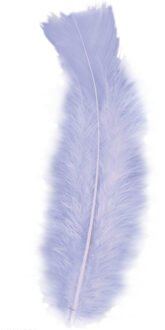 200x Paarse veren/sierveertjes decoratie/hobbymateriaal - Sierveren - Veertjes - Hobby materiaal om mee te knutselen - Action products